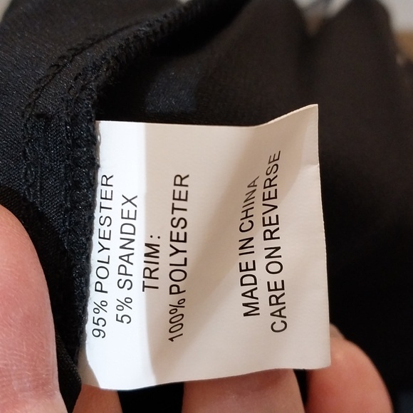 WD.NY XL& LARGE SIZE Black Asymmetrical Skirt Elastic Waist Pull On - Picture 3 of 13